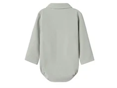 Lil Atelier bodyskjorte mirage grå